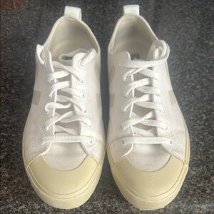 White Canvas Sneakers